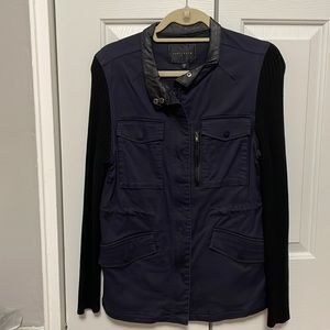 Sanctuary Mixed Media Mid-Length Jacket